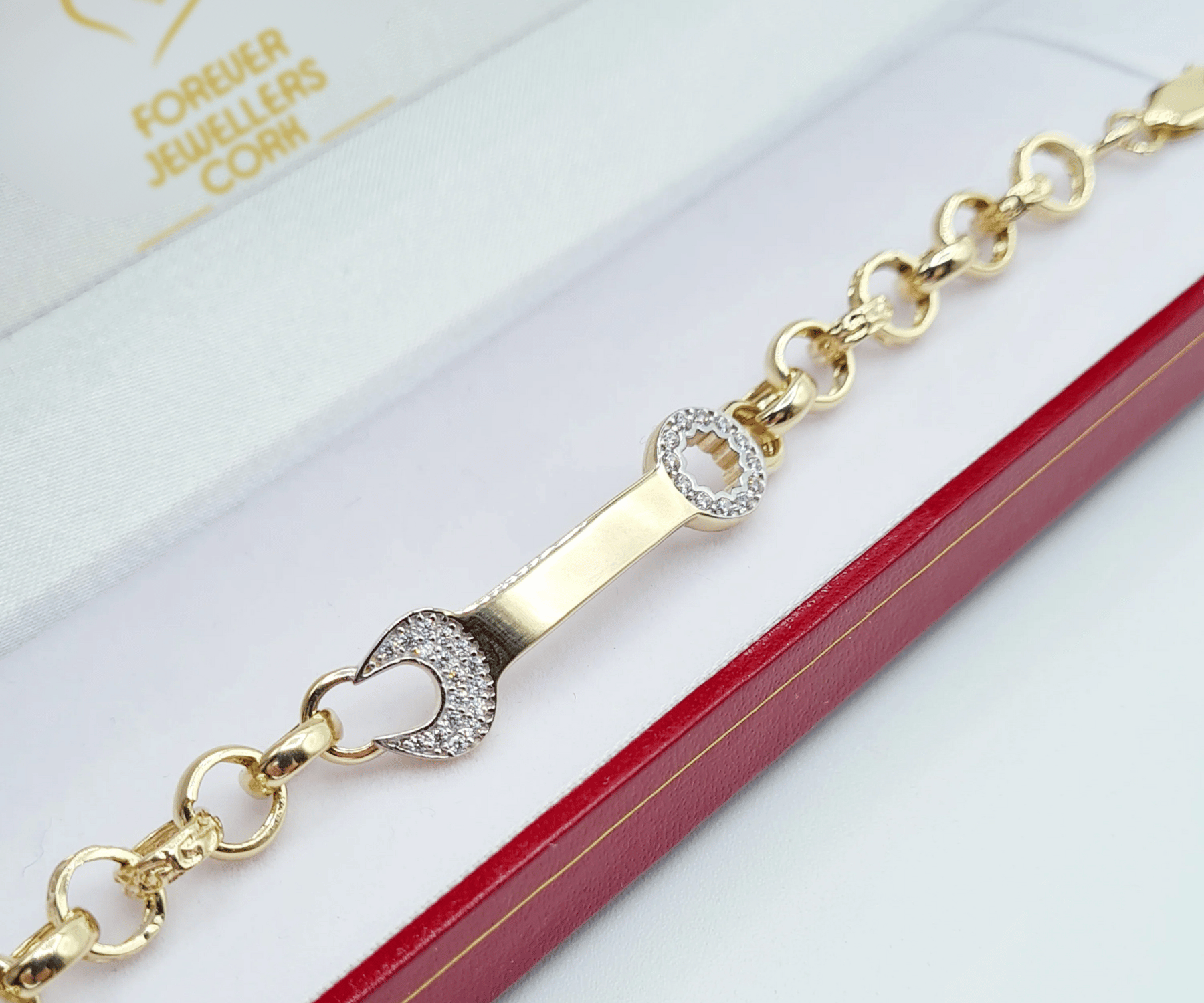 Kids gold belcher deals bracelet