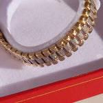 Rolex Style Gold Bracelet. Ladies Rolex Style Bracelet. 9ct Gold Ladies Bracelet. Forever Jewellers Cork. Maria Gleeson. Jewellers Cork.