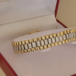 Rolex Style Gold Bracelet. Ladies Rolex Style Bracelet. 9ct Gold Ladies Bracelet. Forever Jewellers Cork. Maria Gleeson. Jewellers Cork.