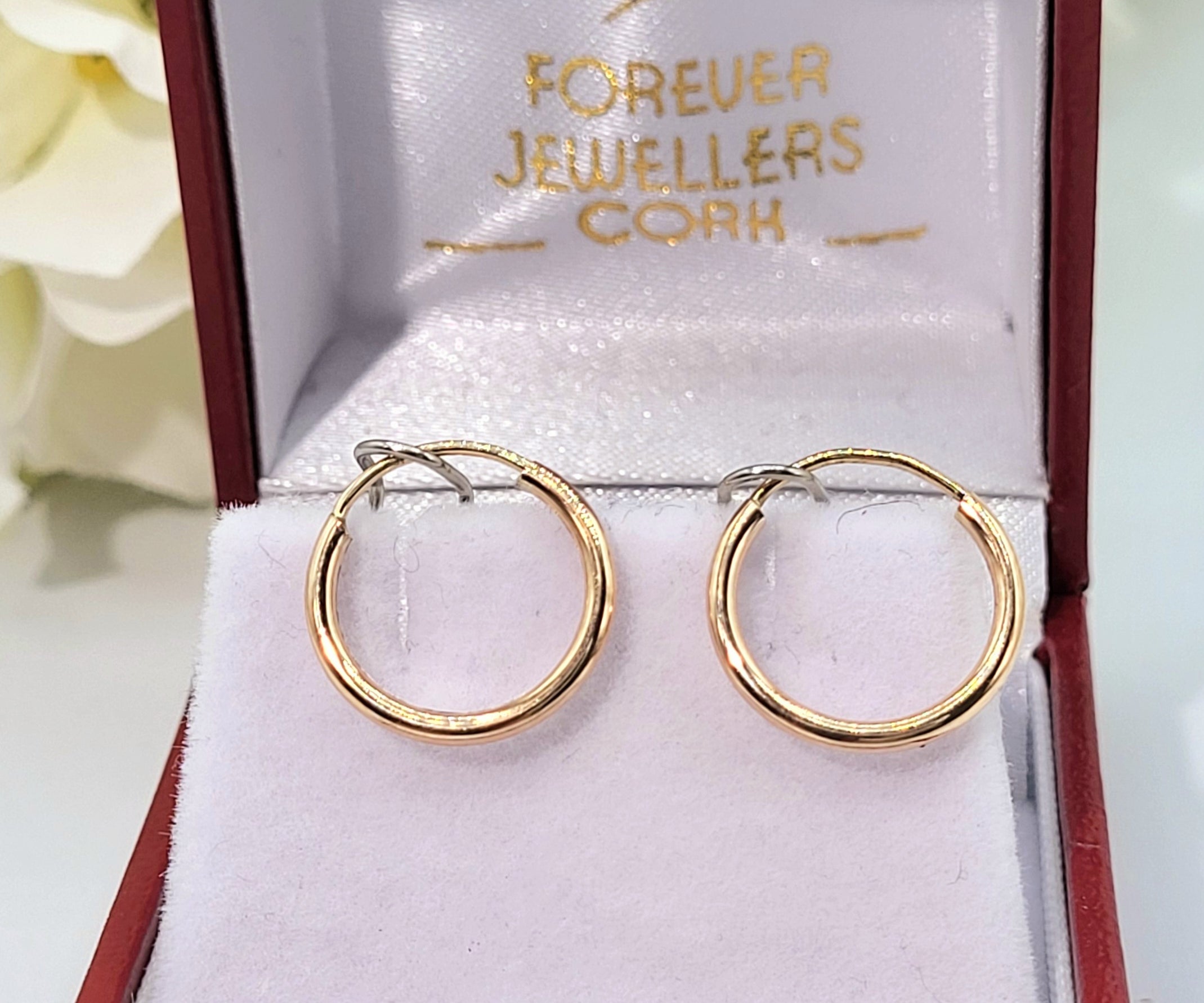9ct Gold Sleeper Earrings Forever Jewellers Cork Forever