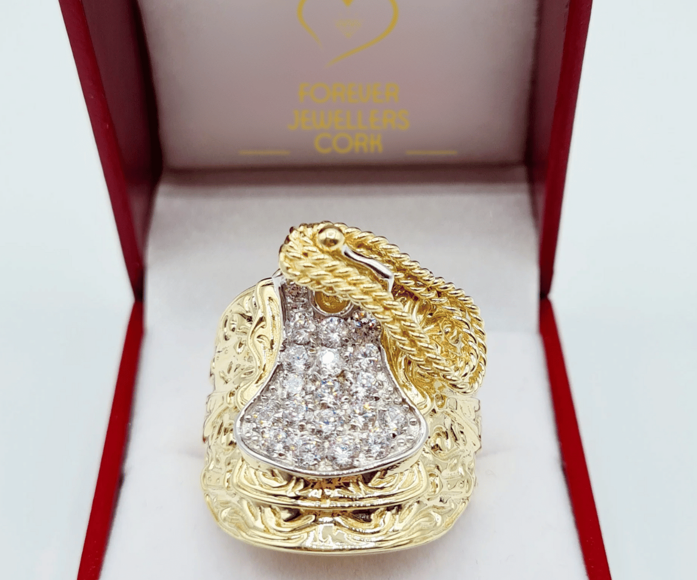 9ct saddle ring discount