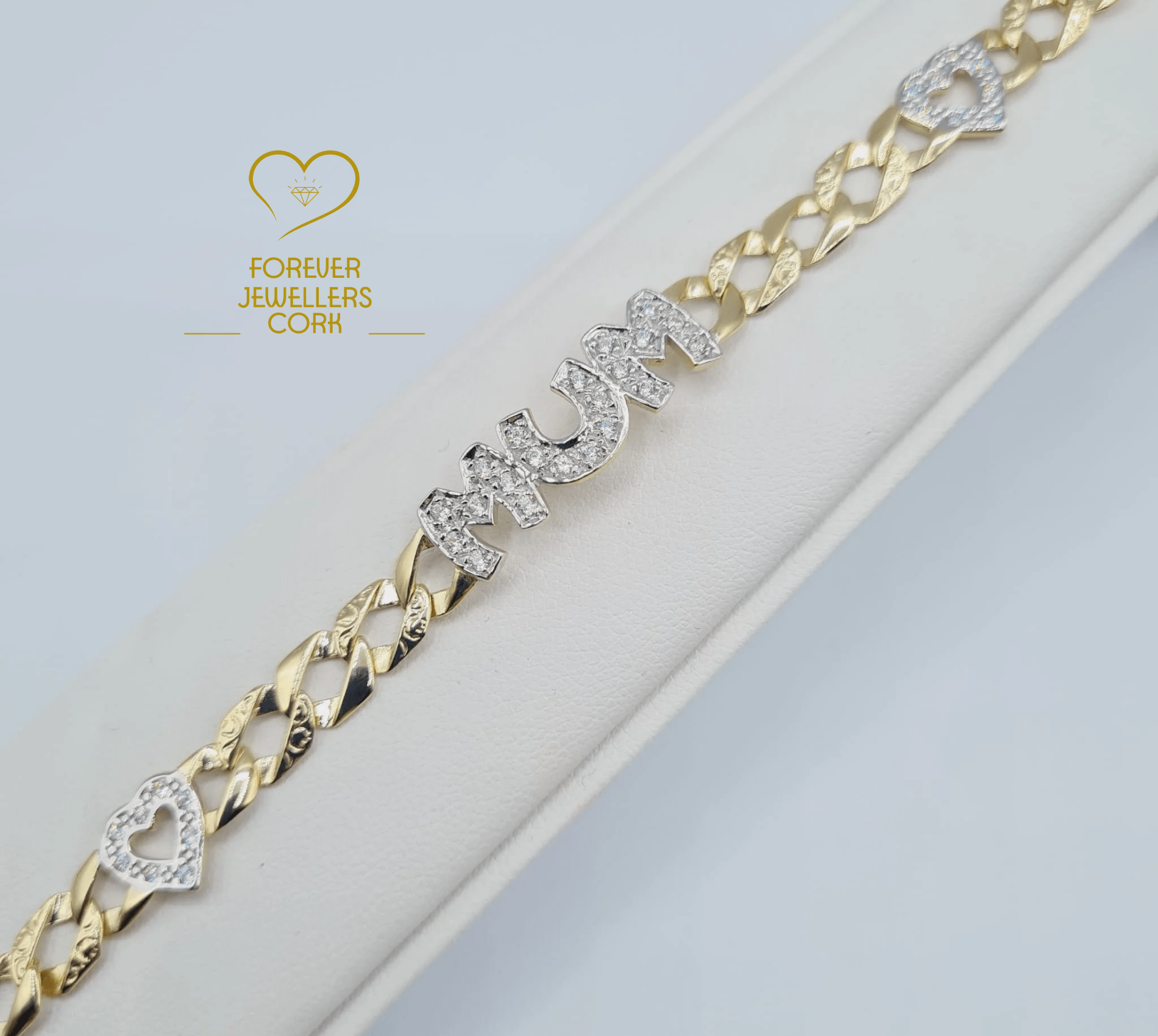 9ct gold 2025 mum bracelet
