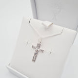 Sterling silver chain close-up – Communion or Confirmation gift